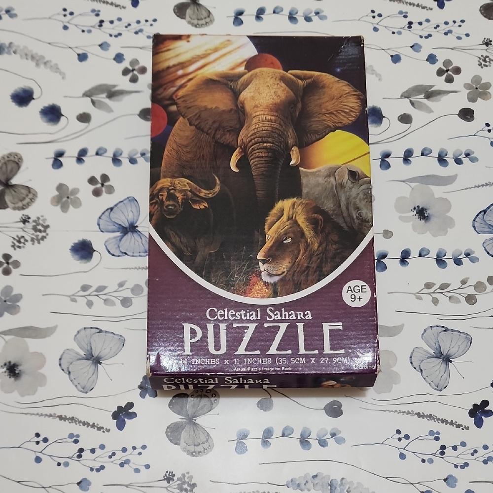 Celestial Sahara 2016 Cardinal 14"×11" Safari Animal Jigsaw Puzzle - 500 Pieces